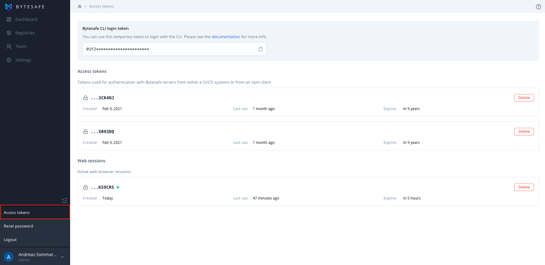 cli-access-token