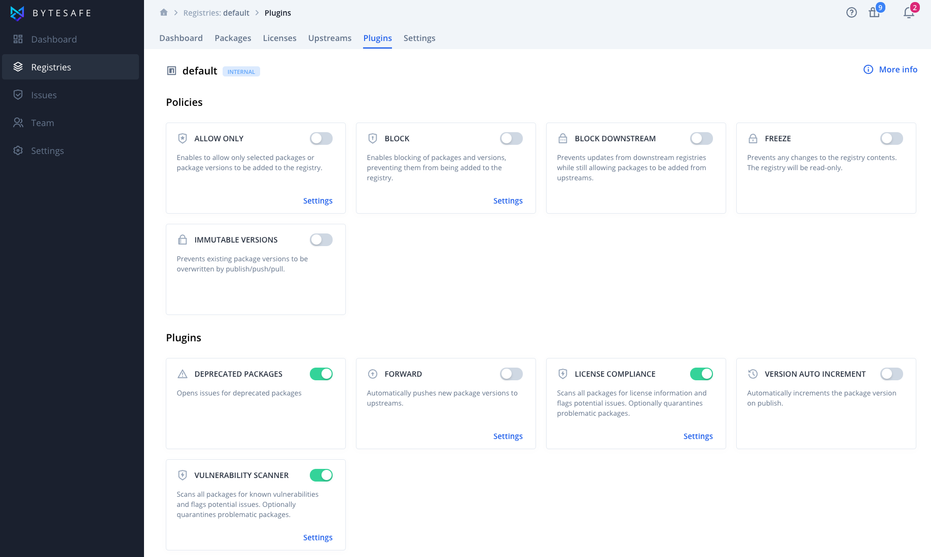 Plugins overview